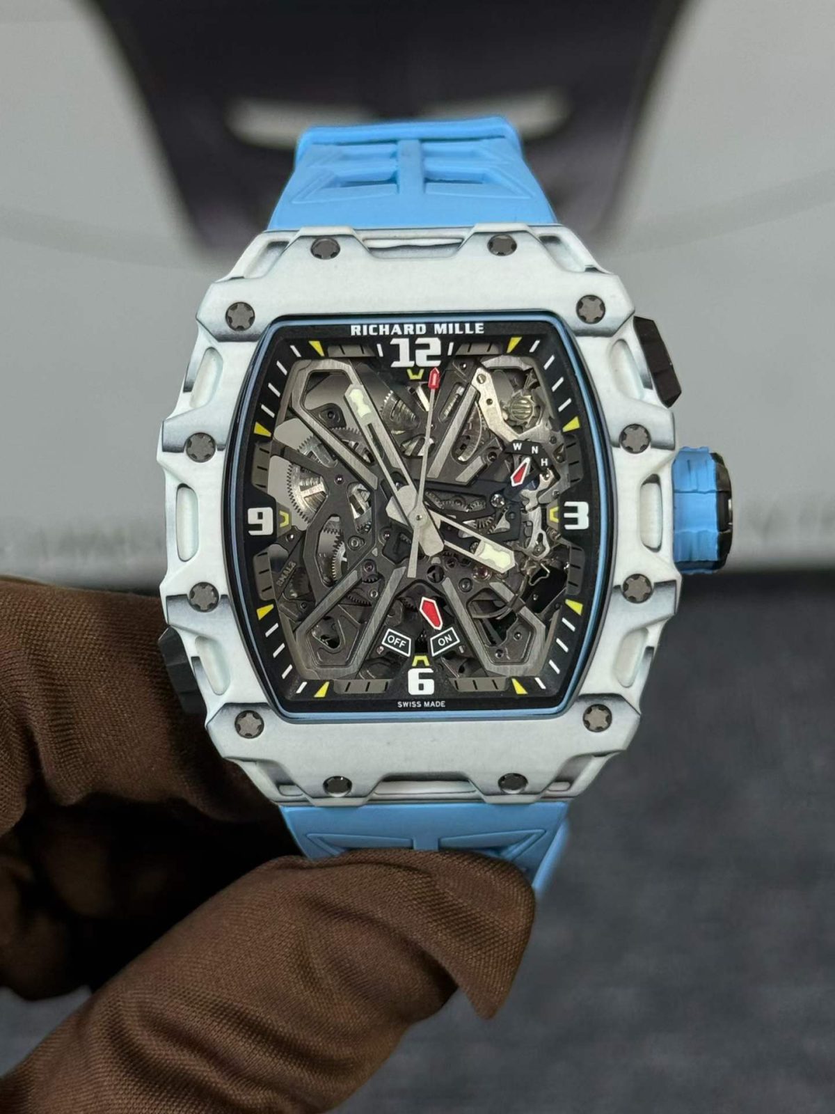 Richard Mille RM35-03 White Carbon Customized Ultimate Edition