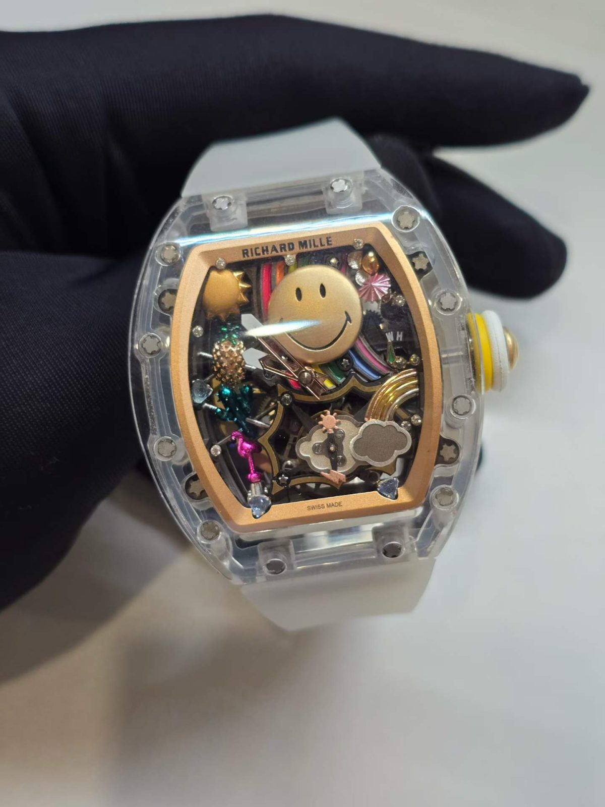 Richard Mille RM88 Smiley Crystal Custom