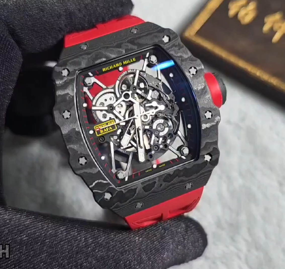 【Video Reviews】-Modified Richard Mille RM35-02 Black Carbon NTPT – Genuine Parmigiani Movement