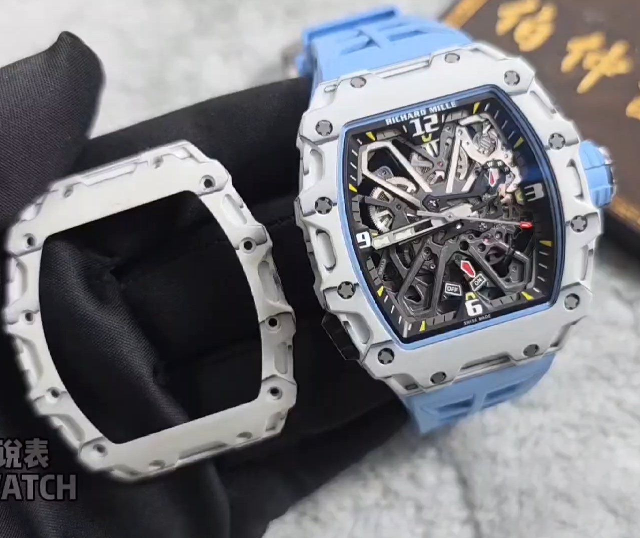 【Video Reviews】-Modified Richard Mille RM35-03 -Upgraded Case, Parmigiani Movement