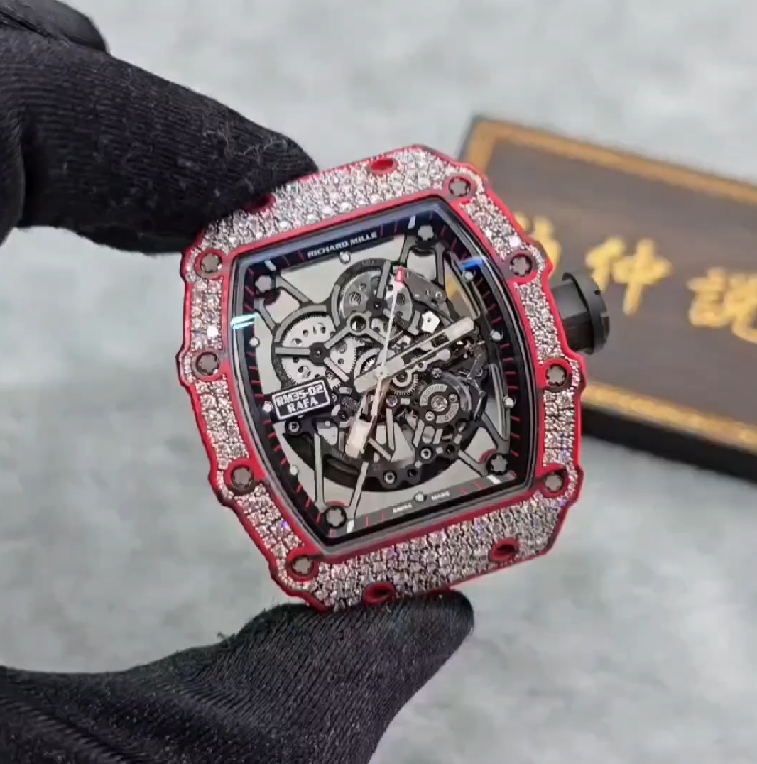 【Video Reviews】-Modified Richard Mille RM35-02 “Red Devils Snowflake Diamond”