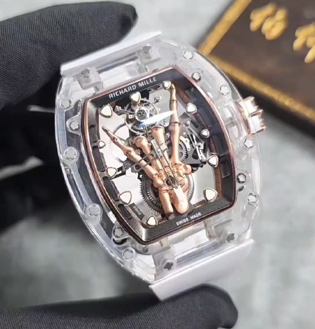 【Video Reviews】-Modified Richard Mille RM066 “Golden Fingers” (Sapphire Crystal Case, Tourbillon)